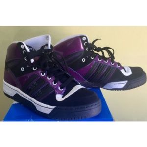 Purple And Black Adidas Courtside Originals Women